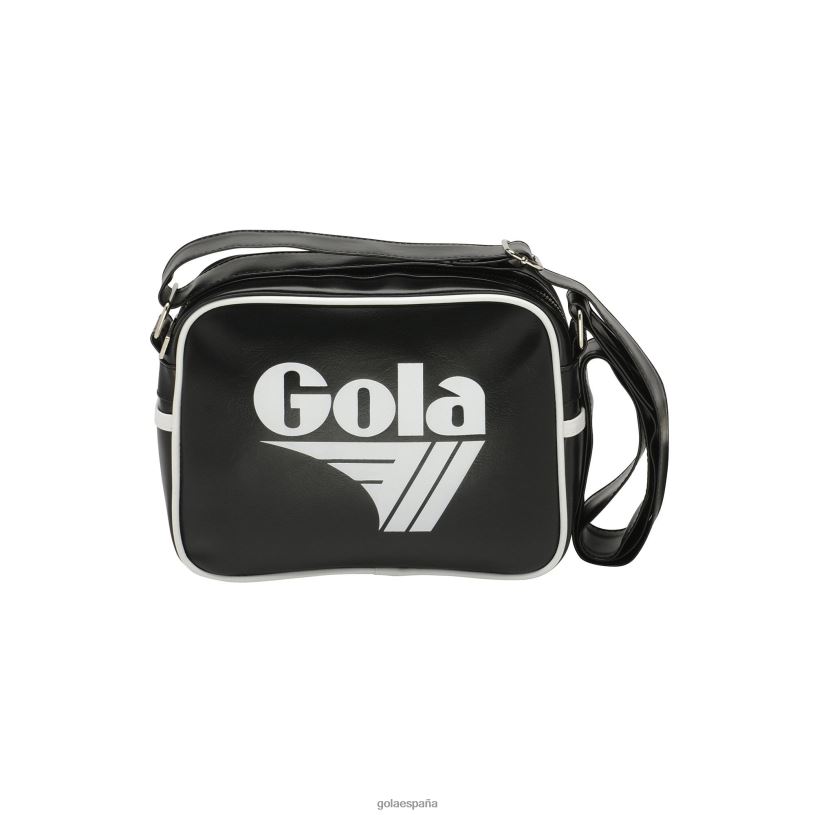 accesorios V4PZL709 unisexo Gola bolsa de mensajero clásica micro redford blanco negro