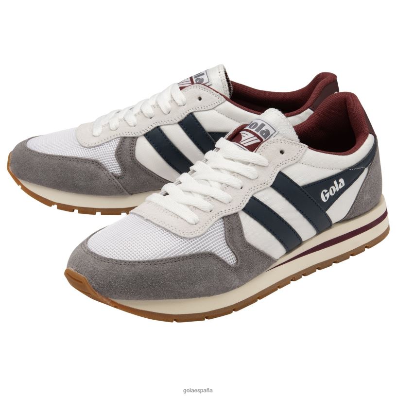 calzado V4PZL10 hombres Gola zapatillas clásicas daytona 1 blanco/fresno/azul marino