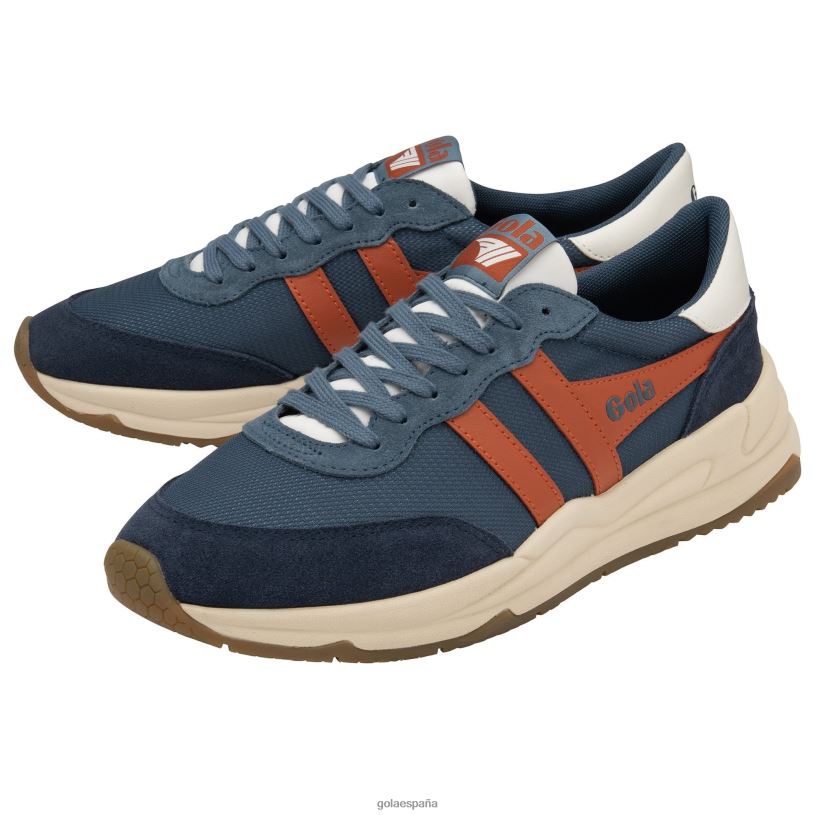 calzado V4PZL14 hombres Gola zapatillas júpiter clásicas báltico/azul marino/naranja malhumorado
