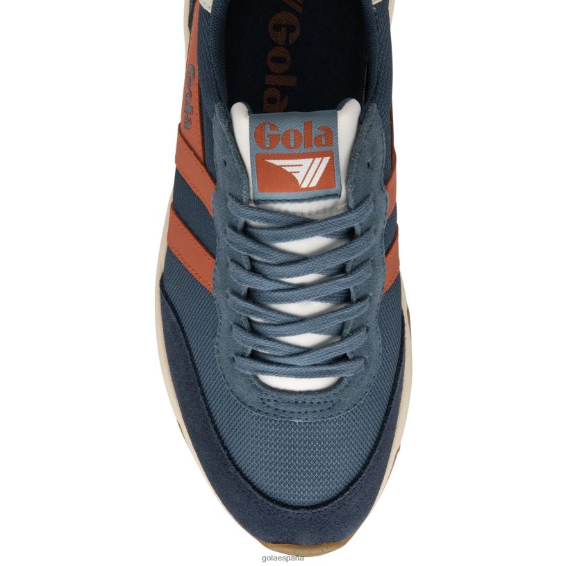 calzado V4PZL14 hombres Gola zapatillas júpiter clásicas báltico/azul marino/naranja malhumorado