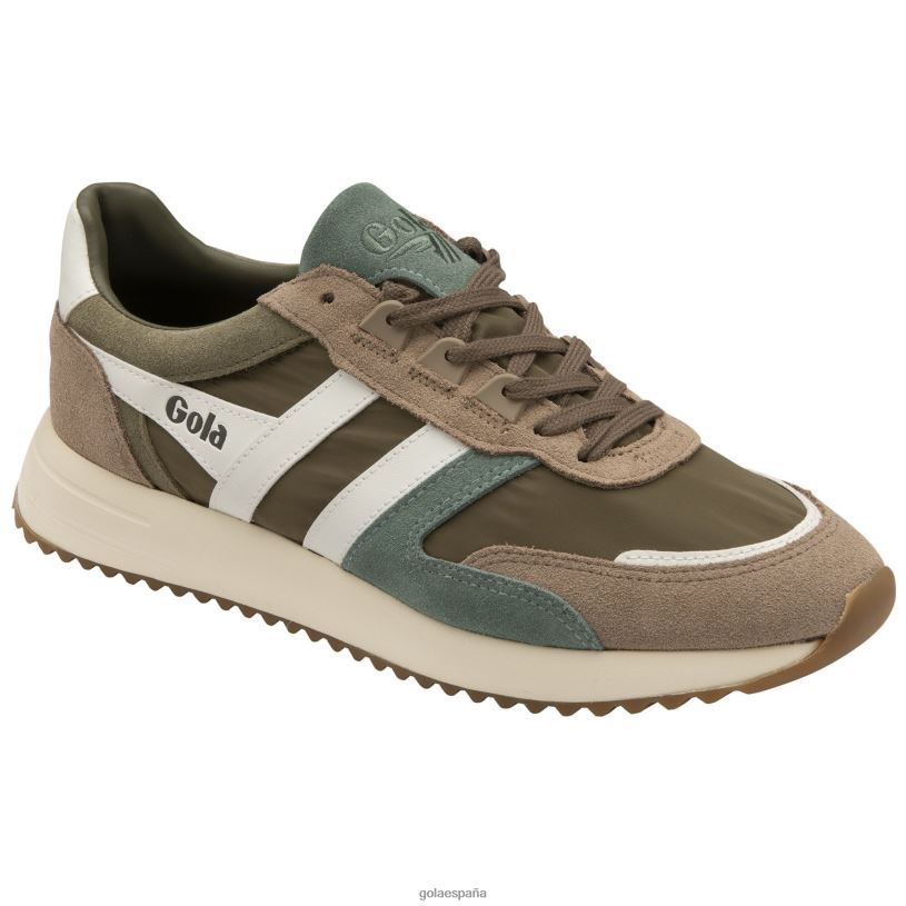 calzado V4PZL17 hombres Gola zapatillas clásicas chicago caqui/capuchino/salvia