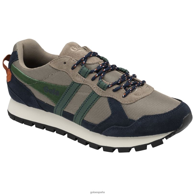 calzado V4PZL229 hombres Gola zapatillas clásicas de altitud rinoceronte/azul marino/verde