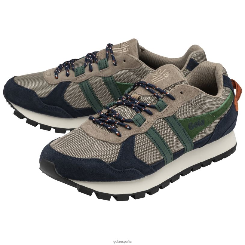 calzado V4PZL229 hombres Gola zapatillas clásicas de altitud rinoceronte/azul marino/verde