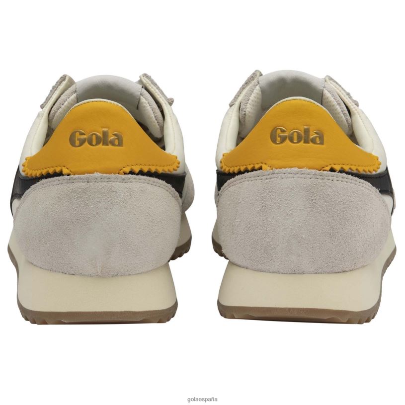 calzado V4PZL29 hombres Gola zapatillas clásicas boston '78 blanco roto/negro/sol