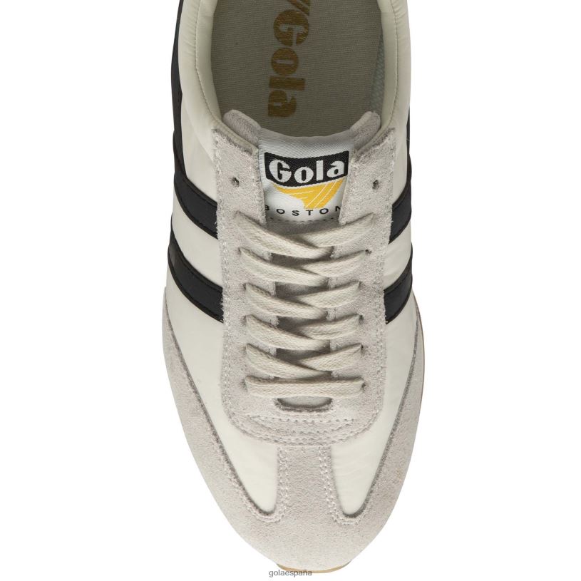 calzado V4PZL29 hombres Gola zapatillas clásicas boston '78 blanco roto/negro/sol