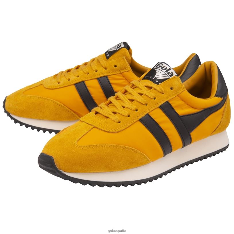 calzado V4PZL33 hombres Gola zapatillas clásicas boston '78 sol/negro