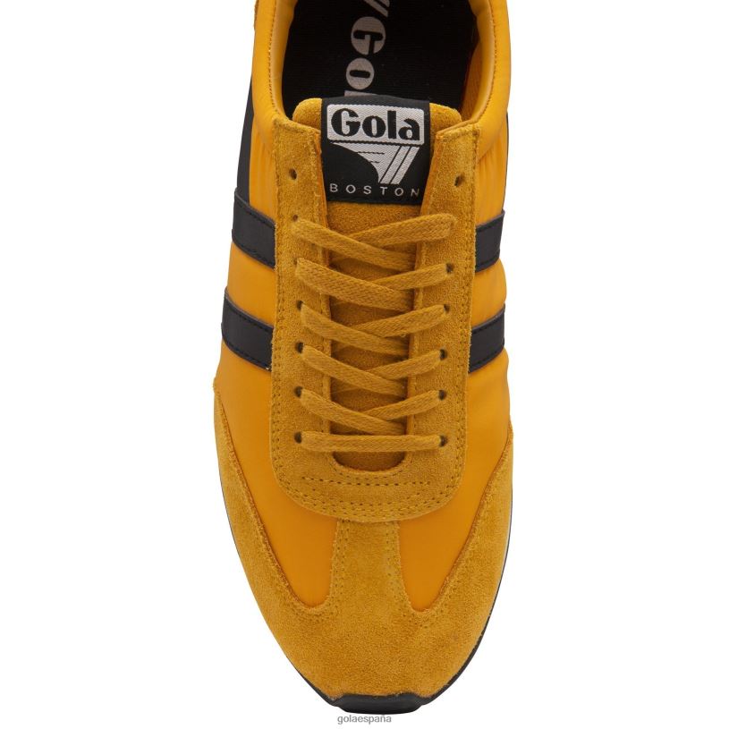 calzado V4PZL33 hombres Gola zapatillas clásicas boston '78 sol/negro