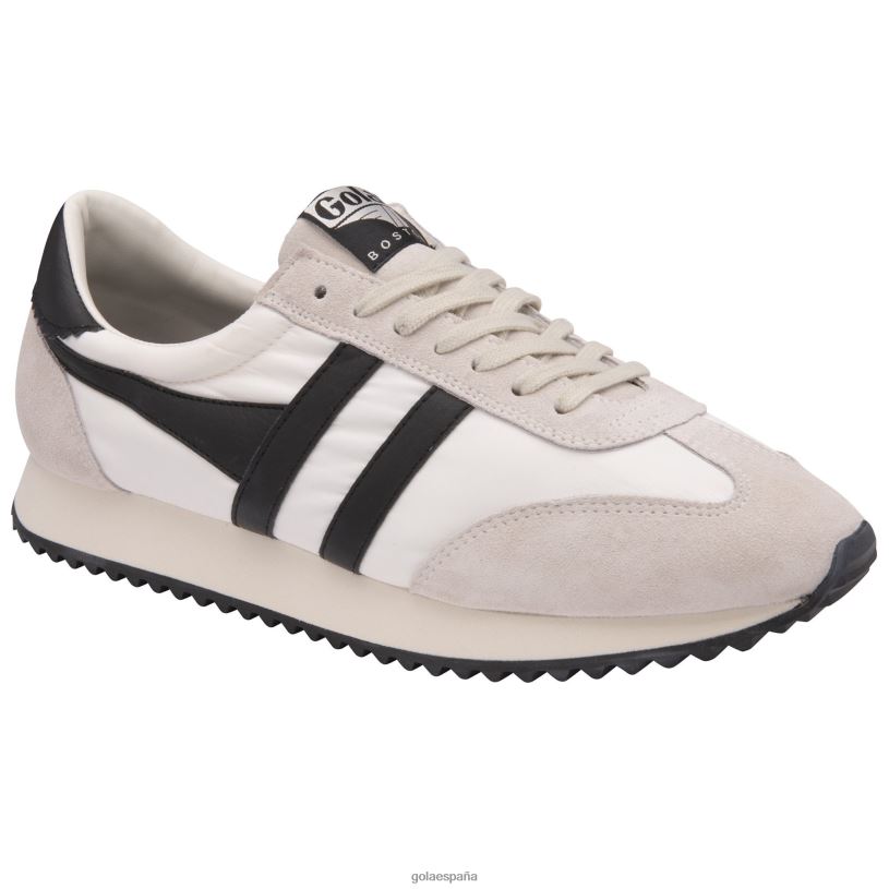 calzado V4PZL34 hombres Gola zapatillas clásicas boston '78 blanco hueso/negro