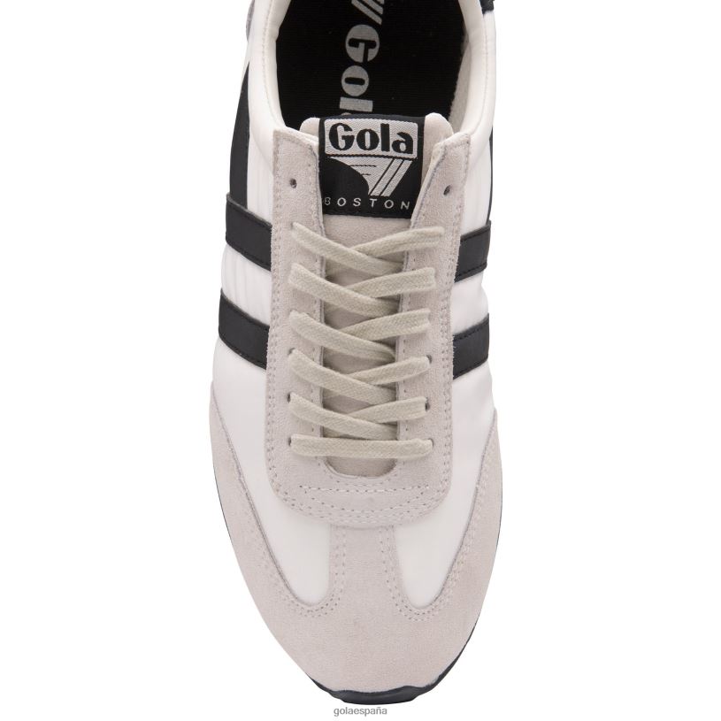 calzado V4PZL34 hombres Gola zapatillas clásicas boston '78 blanco hueso/negro