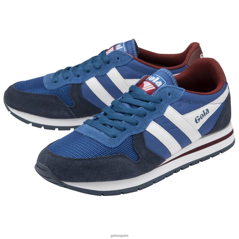 calzado V4PZL40 hombres Gola zapatillas clásicas daytona 1 azul marino/azul marino/blanco