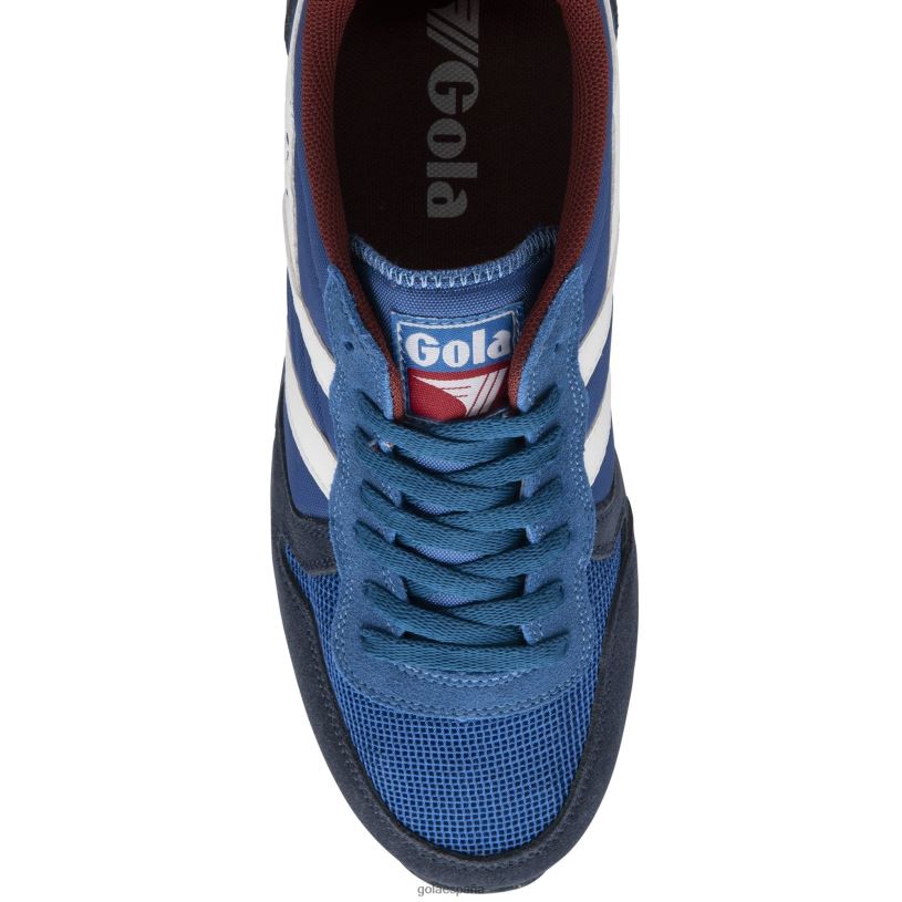 calzado V4PZL40 hombres Gola zapatillas clásicas daytona 1 azul marino/azul marino/blanco