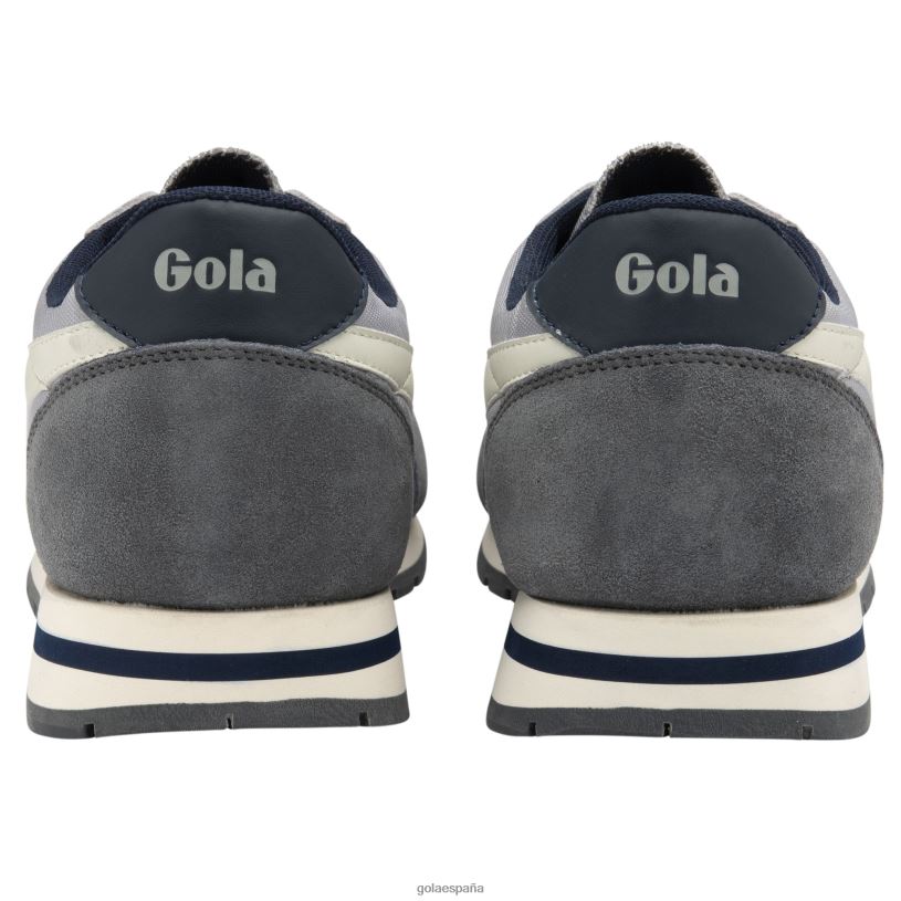 calzado V4PZL42 hombres Gola zapatillas clásicas daytona 2 gris claro/tormenta/blanco roto