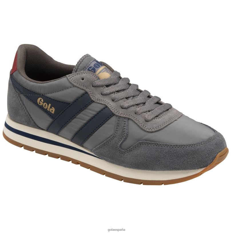 calzado V4PZL44 hombres Gola tenis clásicos daytona chute ceniza/tormenta/azul marino