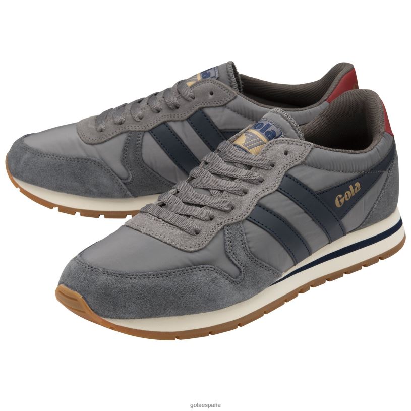calzado V4PZL44 hombres Gola tenis clásicos daytona chute ceniza/tormenta/azul marino