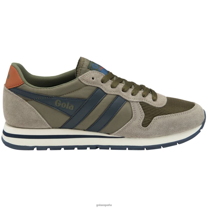 calzado V4PZL46 hombres Gola zapatillas clásicas daytona 2 caqui/rinoceronte/azul marino