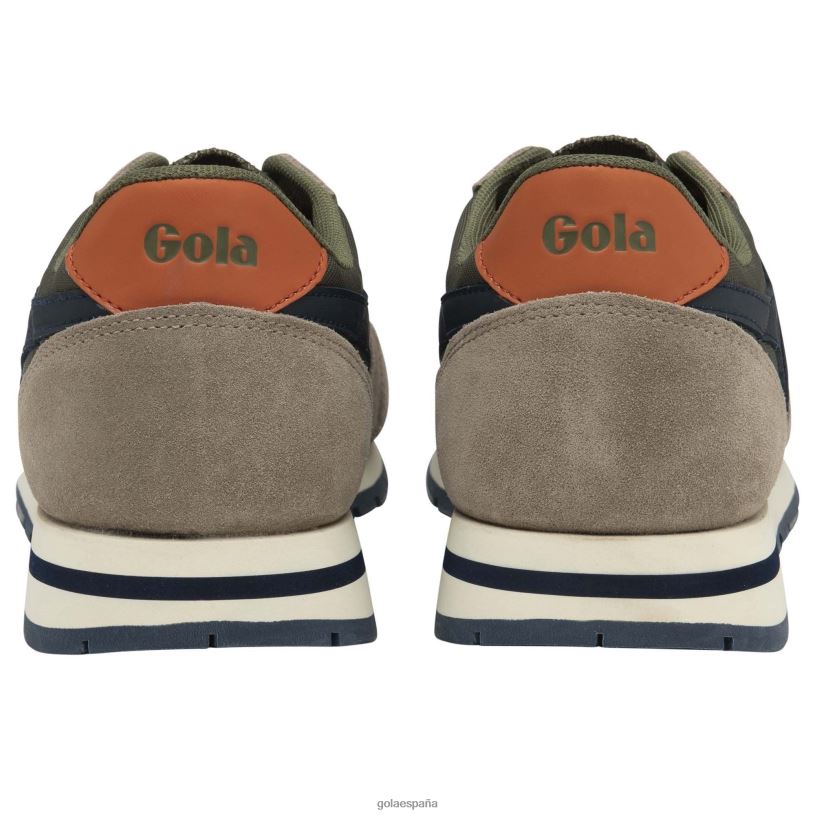 calzado V4PZL46 hombres Gola zapatillas clásicas daytona 2 caqui/rinoceronte/azul marino