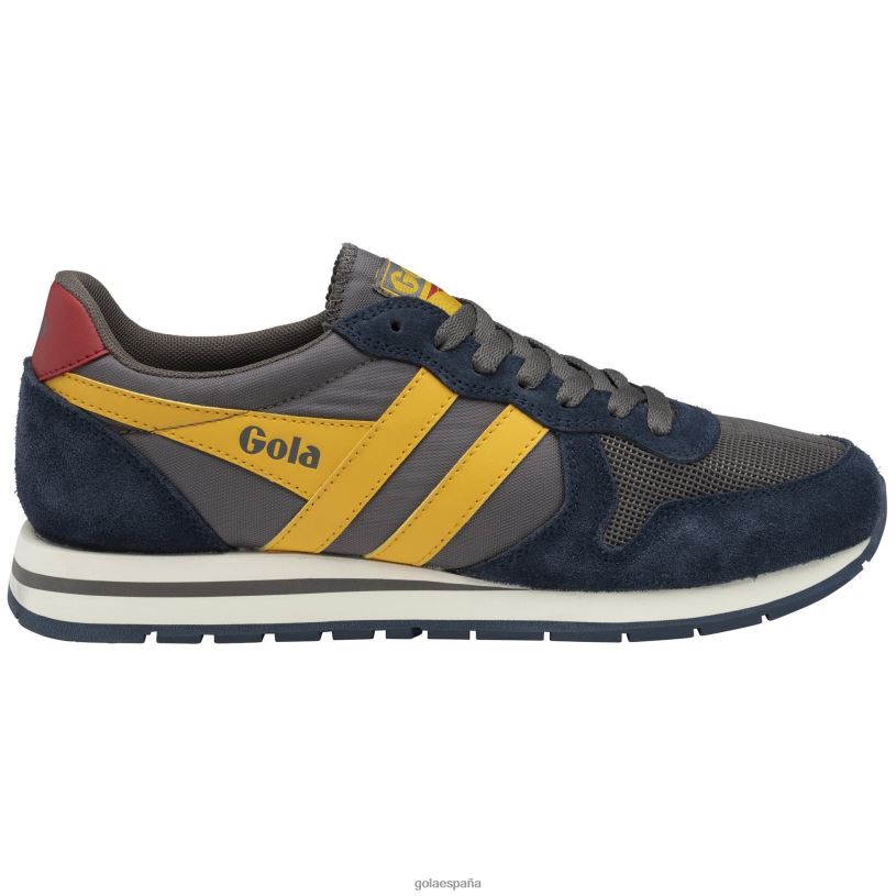 calzado V4PZL47 hombres Gola zapatillas clásicas daytona 2 fresno/azul marino/sol