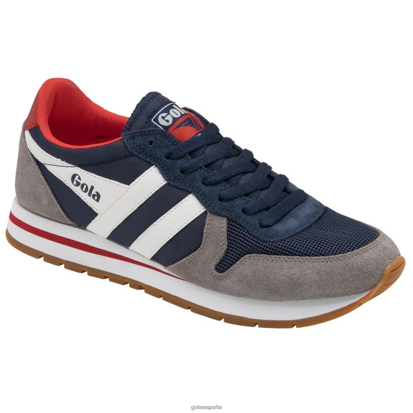 calzado V4PZL9 hombres Gola zapatillas clásicas daytona 1 azul marino/ceniza/blanco