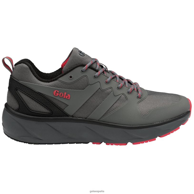 calzado V4PZL100 hombres Gola tenis deportivos Thunder carbón/negro/rojo intenso