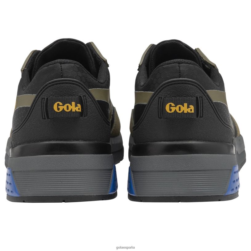 calzado V4PZL103 hombres Gola tenis atómicos de alto rendimiento negro/caqui/sol