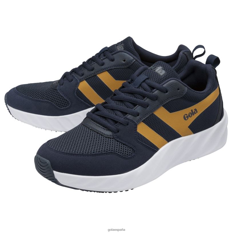 calzado V4PZL108 hombres Gola tenis lansen de alto rendimiento azul marino/sol profundo