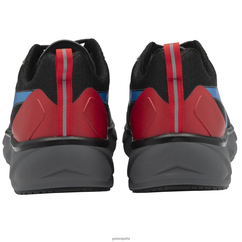 calzado V4PZL112 hombres Gola zapatillas deportivas Typhoon negro/carbón/azul proceso/rojo intenso