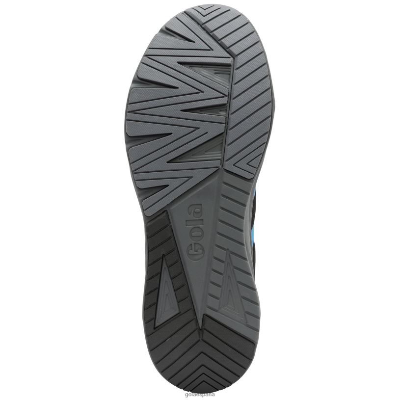 calzado V4PZL112 hombres Gola zapatillas deportivas Typhoon negro/carbón/azul proceso/rojo intenso