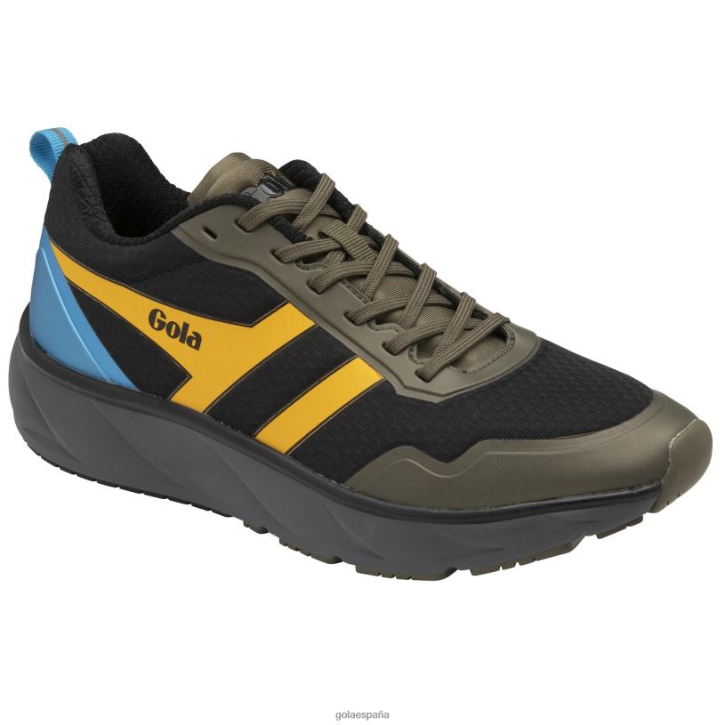 calzado V4PZL113 hombres Gola zapatillas deportivas Typhoon negro/caqui/sol/azul proceso