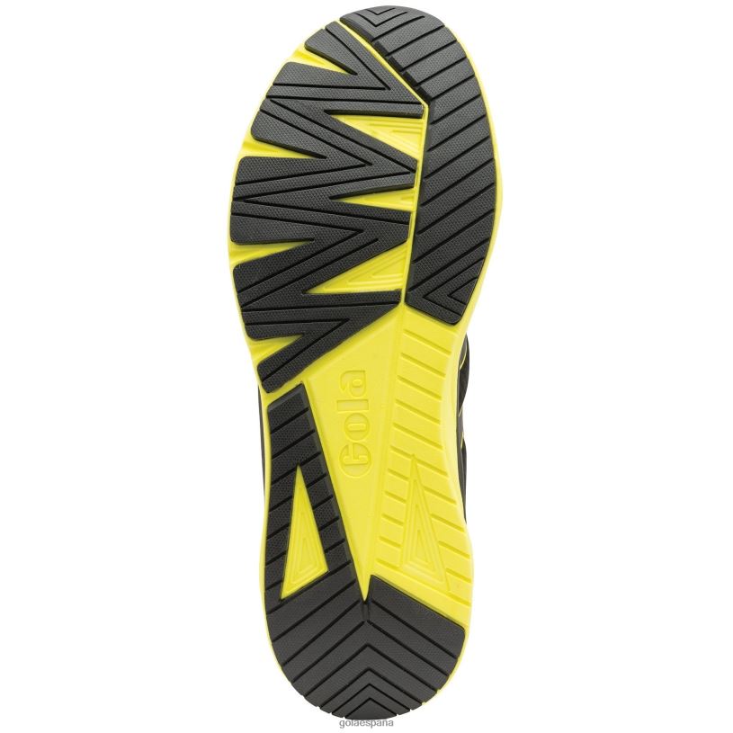 calzado V4PZL114 hombres Gola zapatillas deportivas Typhoon negro/voltio