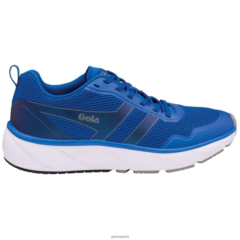 calzado V4PZL115 hombres Gola zapatillas deportivas Typhoon reflejo azul/azul marino/plata