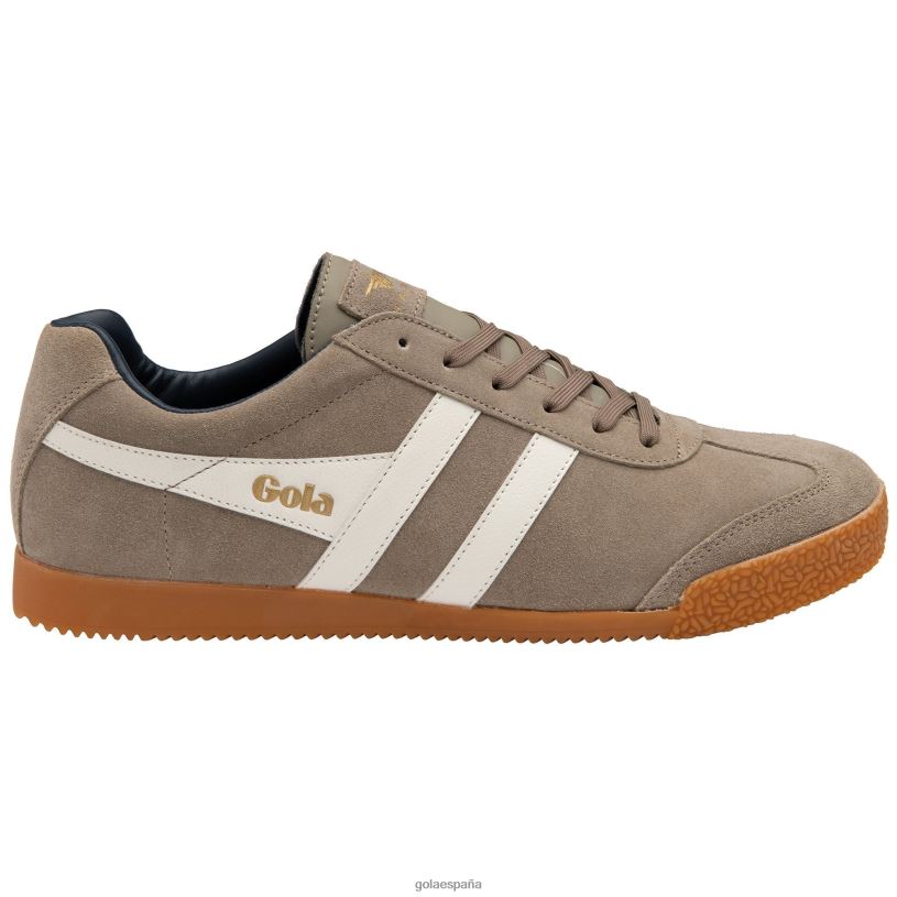 calzado V4PZL131 hombres Gola zapatillas clásicas harrier de ante 4 rinoceronte/blanco roto/azul marino