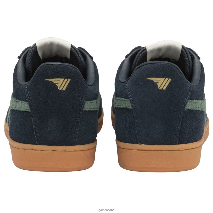 calzado V4PZL157 hombres Gola tenis classics equipe de ante azul marino/salvia/goma de mascar