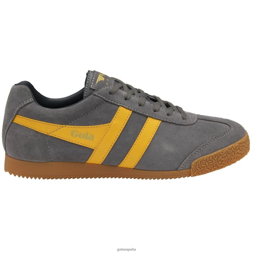 calzado V4PZL158 hombres Gola zapatillas clásicas harrier de ante 5 fresno/sol/azul marino