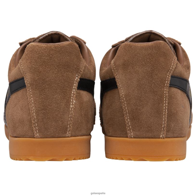 calzado V4PZL179 hombres Gola zapatillas clásicas harrier de ante 6 tabaco/negro