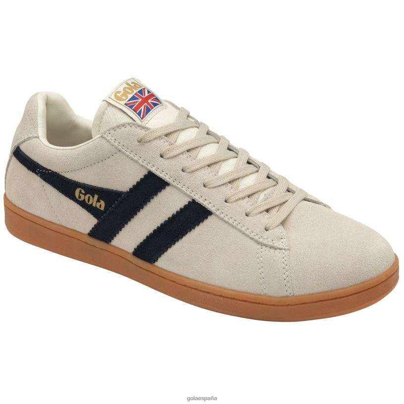 calzado V4PZL267 hombres Gola tenis classics equipe de ante blanco roto/azul vintage/chicle