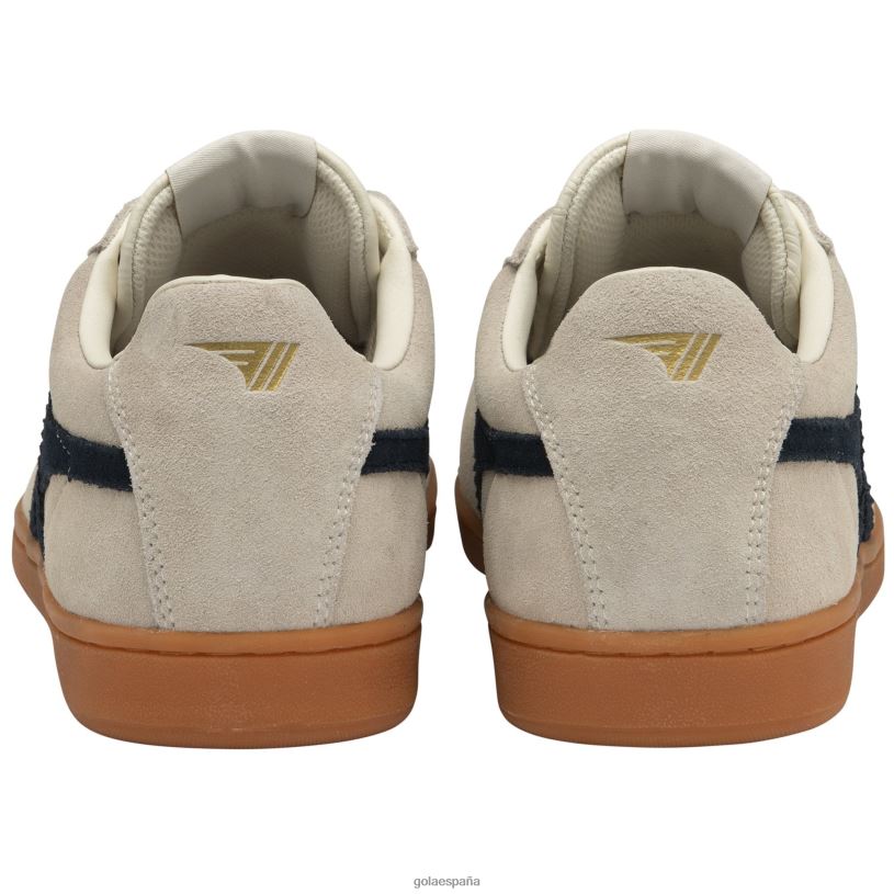 calzado V4PZL267 hombres Gola tenis classics equipe de ante blanco roto/azul vintage/chicle