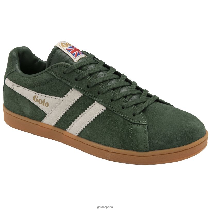 calzado V4PZL269 hombres Gola tenis classics equipe de ante árbol de hoja perenne/blanco hueso/chicle