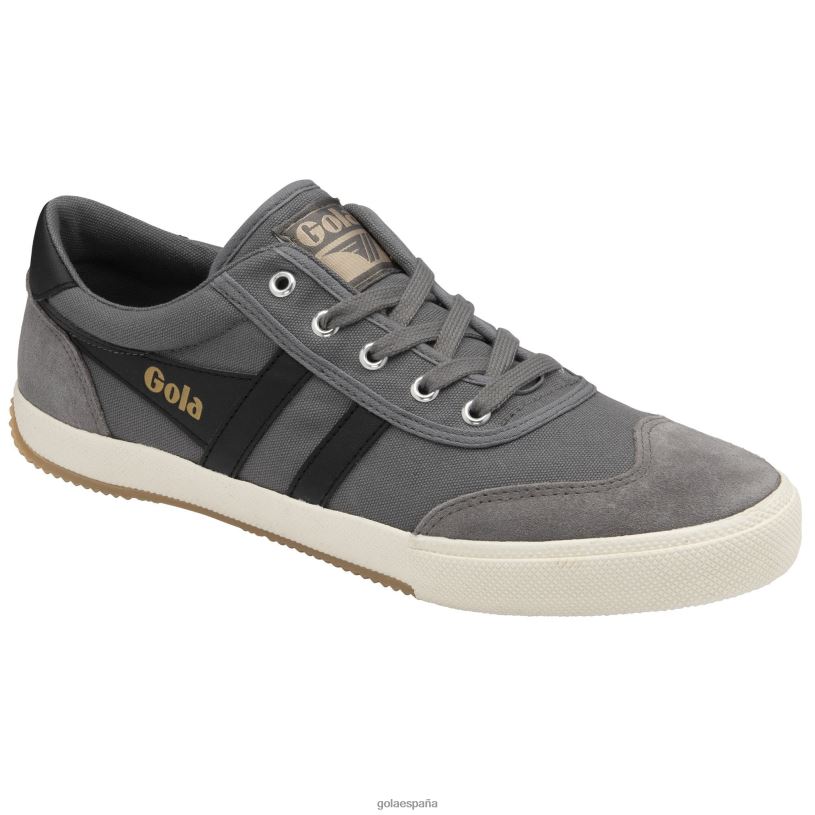 calzado V4PZL61 hombres Gola zapatillas clásicas de bádminton ceniza/negro