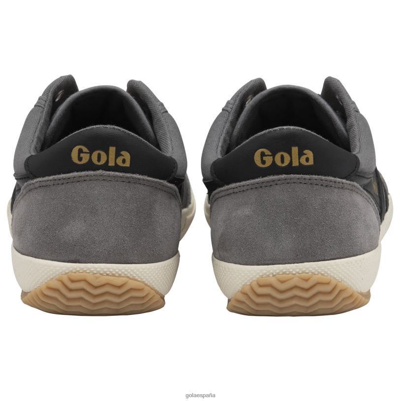 calzado V4PZL61 hombres Gola zapatillas clásicas de bádminton ceniza/negro