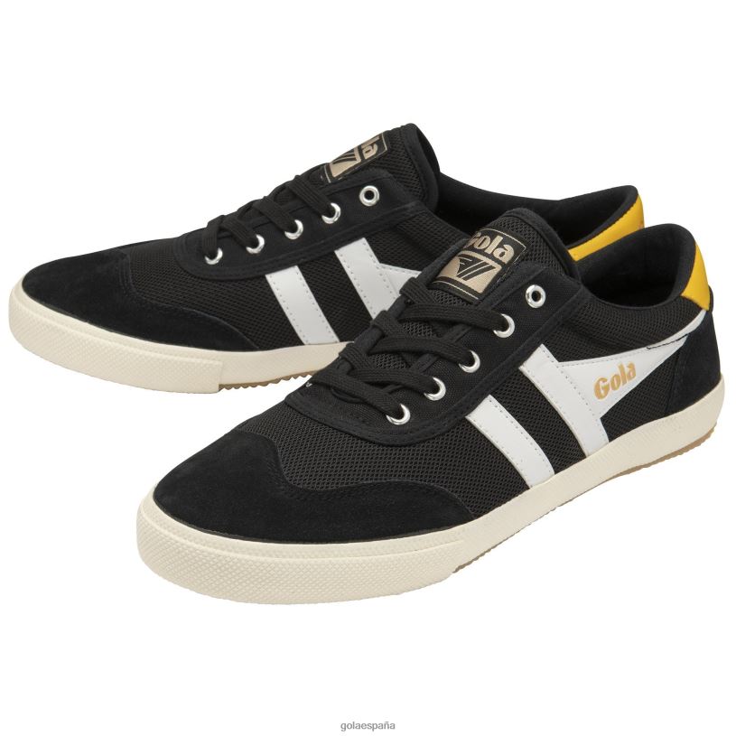 calzado V4PZL62 hombres Gola tenis classics bádminton de malla negro/blanco/sol