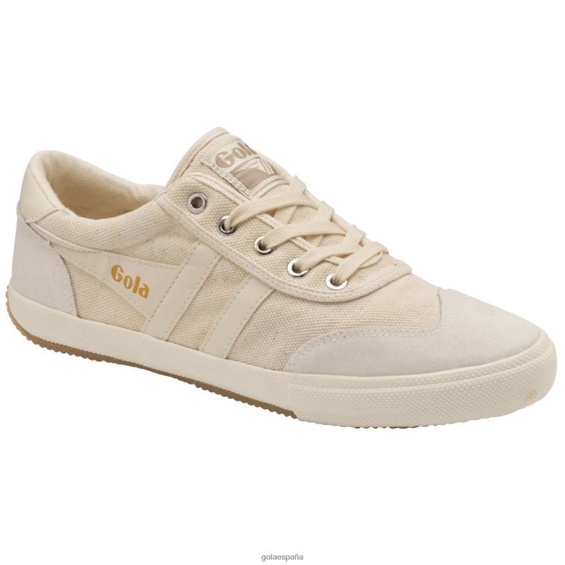 calzado V4PZL65 hombres Gola zapatillas clásicas de bádminton mono plimsoll blanquecino