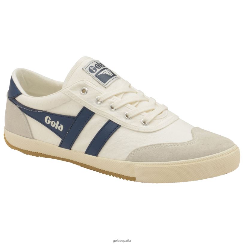 calzado V4PZL96 hombres Gola zapatillas clásicas de bádminton blanco hueso/báltico