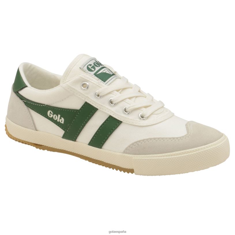 calzado V4PZL97 hombres Gola zapatillas clásicas de bádminton blanco hueso/verde