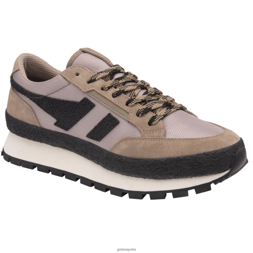 calzado V4PZL225 hombres Gola zapatillas bajas clásicas alpinas rinoceronte/negro