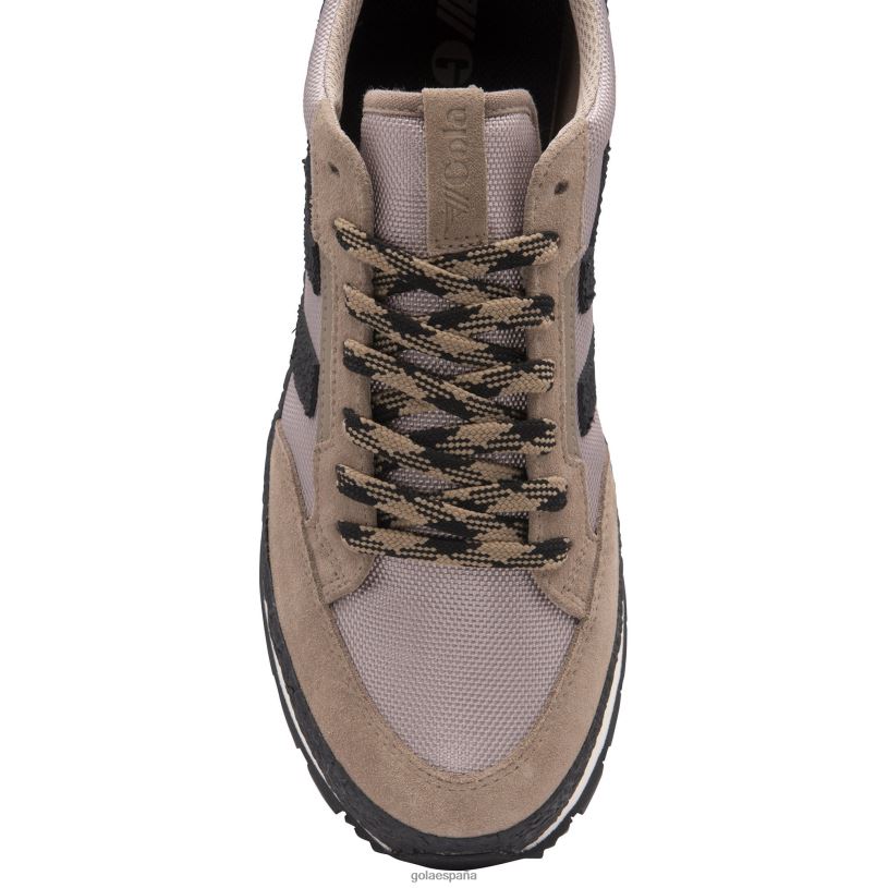 calzado V4PZL225 hombres Gola zapatillas bajas clásicas alpinas rinoceronte/negro