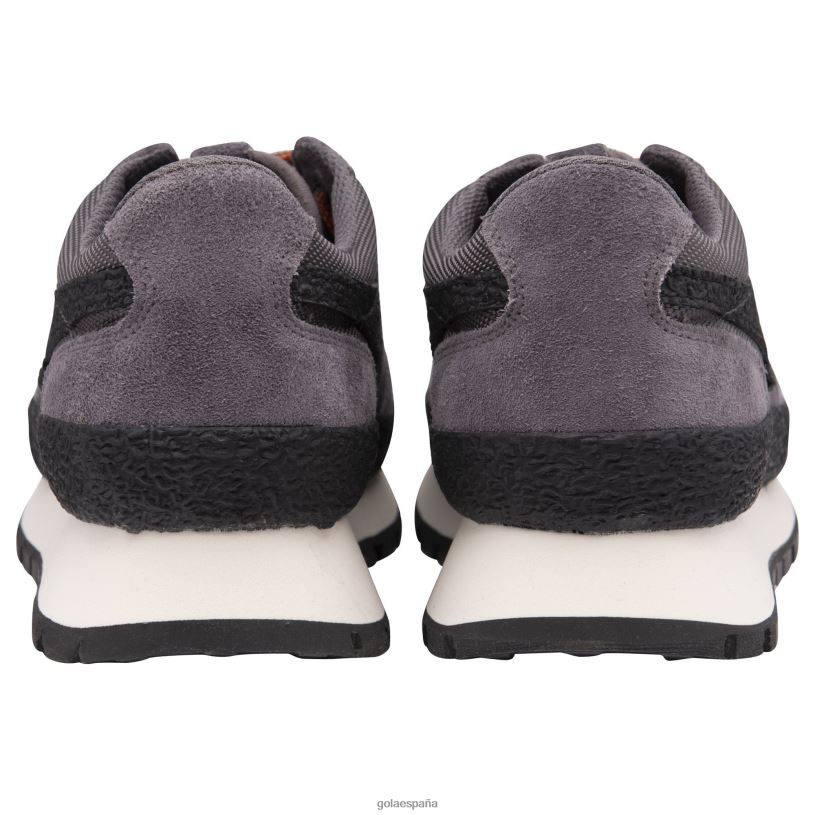 calzado V4PZL226 hombres Gola zapatillas bajas clásicas alpinas sombra negra