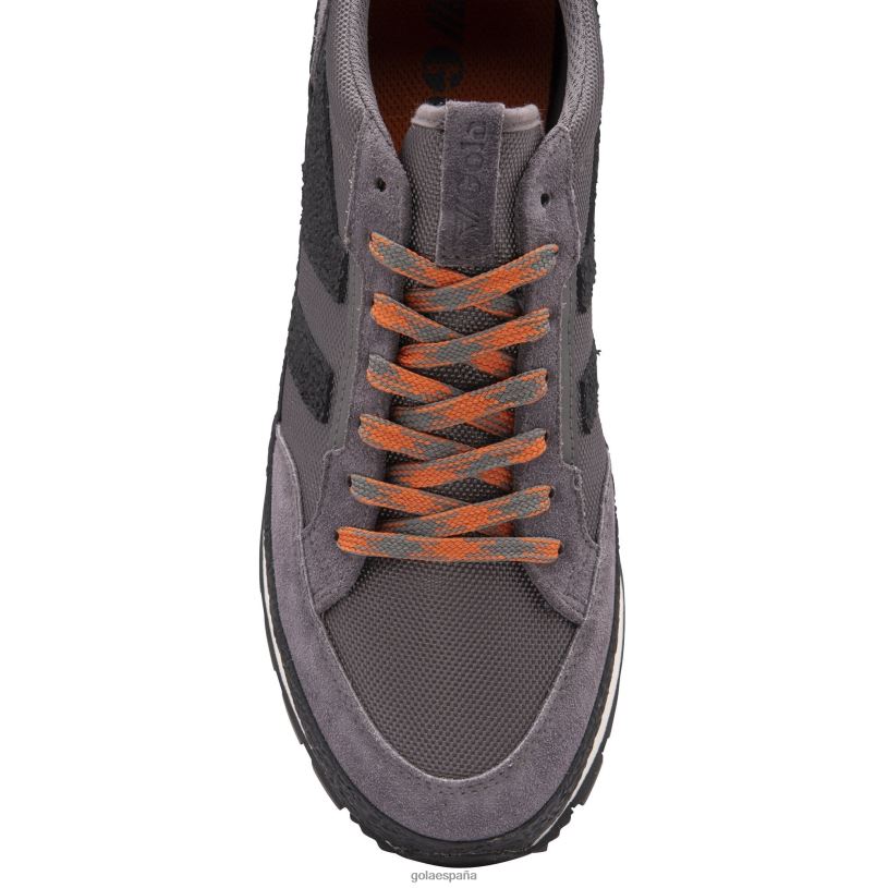 calzado V4PZL226 hombres Gola zapatillas bajas clásicas alpinas sombra negra