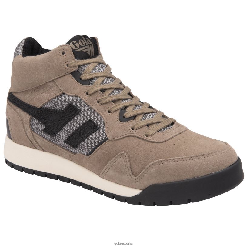 calzado V4PZL7 hombres Gola zapatillas altas clásicas cumbre rinoceronte/negro