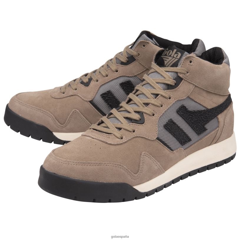 calzado V4PZL7 hombres Gola zapatillas altas clásicas cumbre rinoceronte/negro