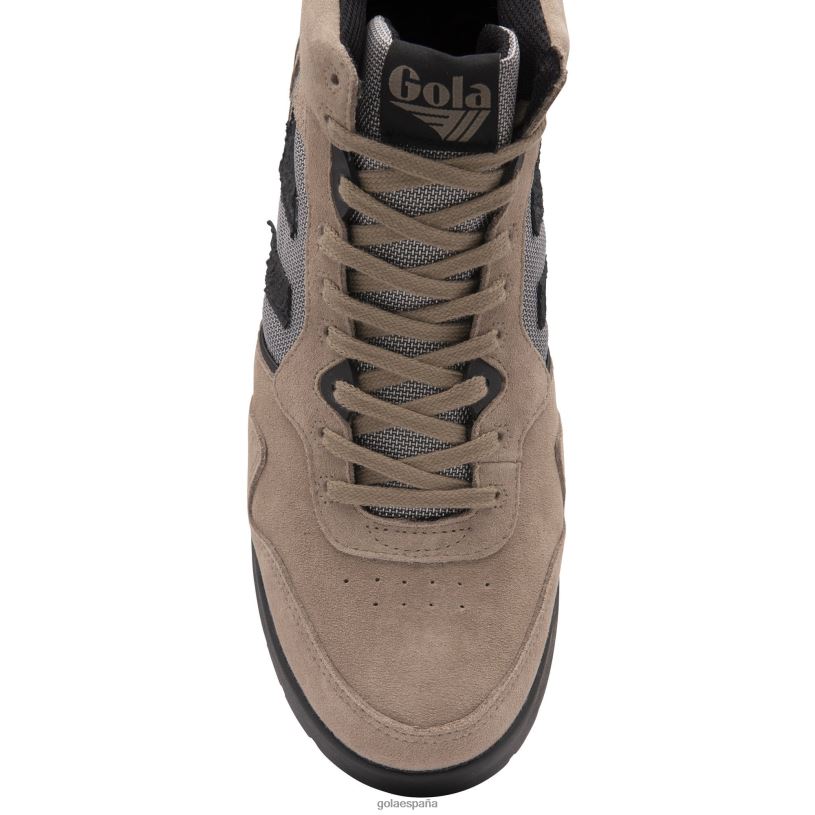 calzado V4PZL7 hombres Gola zapatillas altas clásicas cumbre rinoceronte/negro